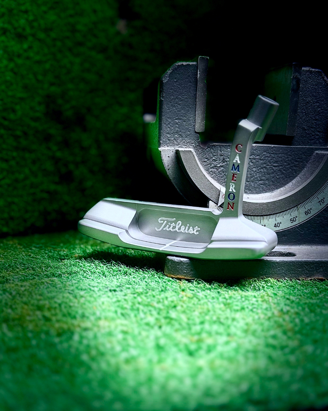 Scotty Cameron Pro Platinum Newport Two putter after Tour Blast Raw refinish by Sublevel Golf