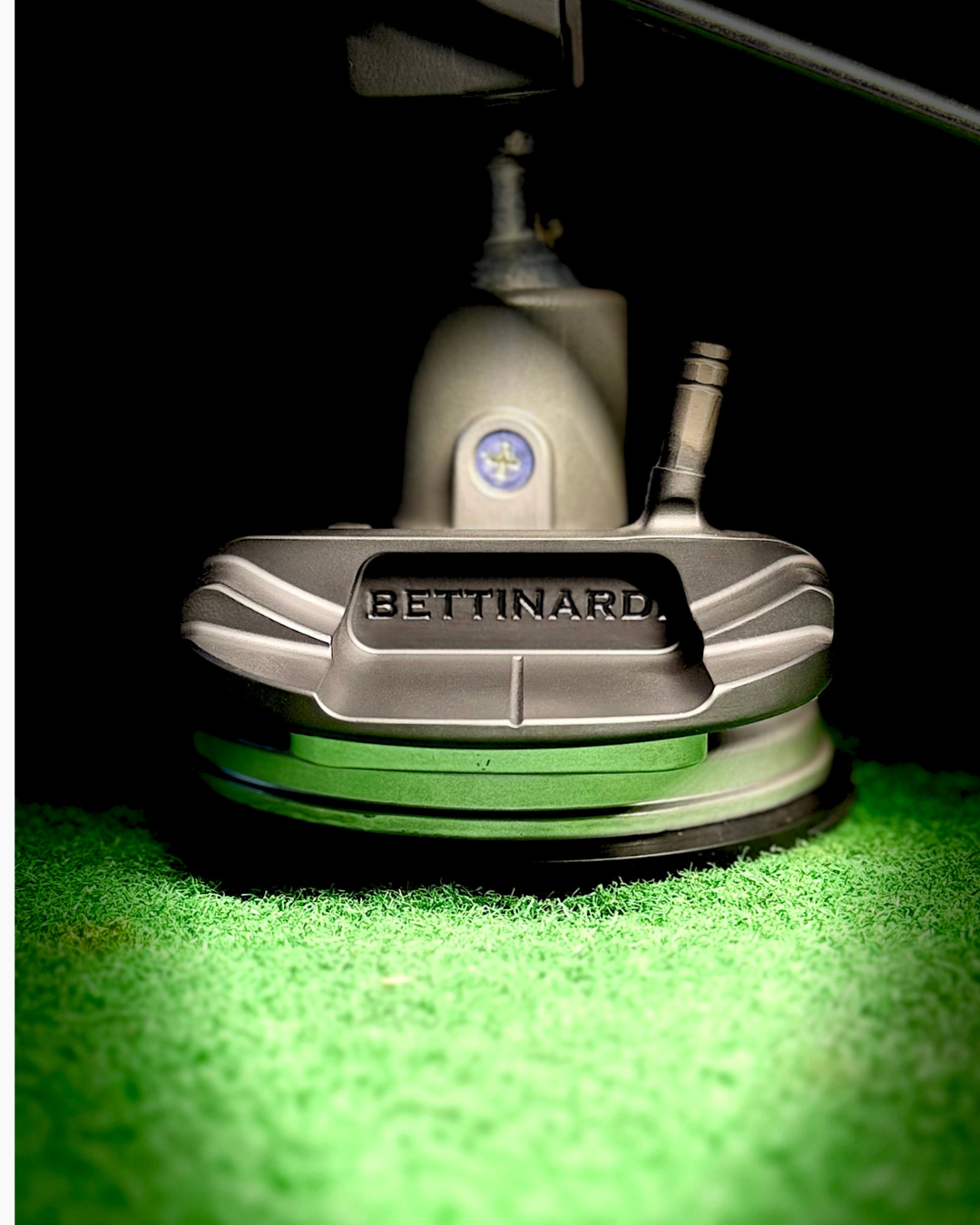 Bettinardi BB32 putter after "Graphite Black" Cerakote; Sole Stamp Deletion refinish by Sublevel Golf