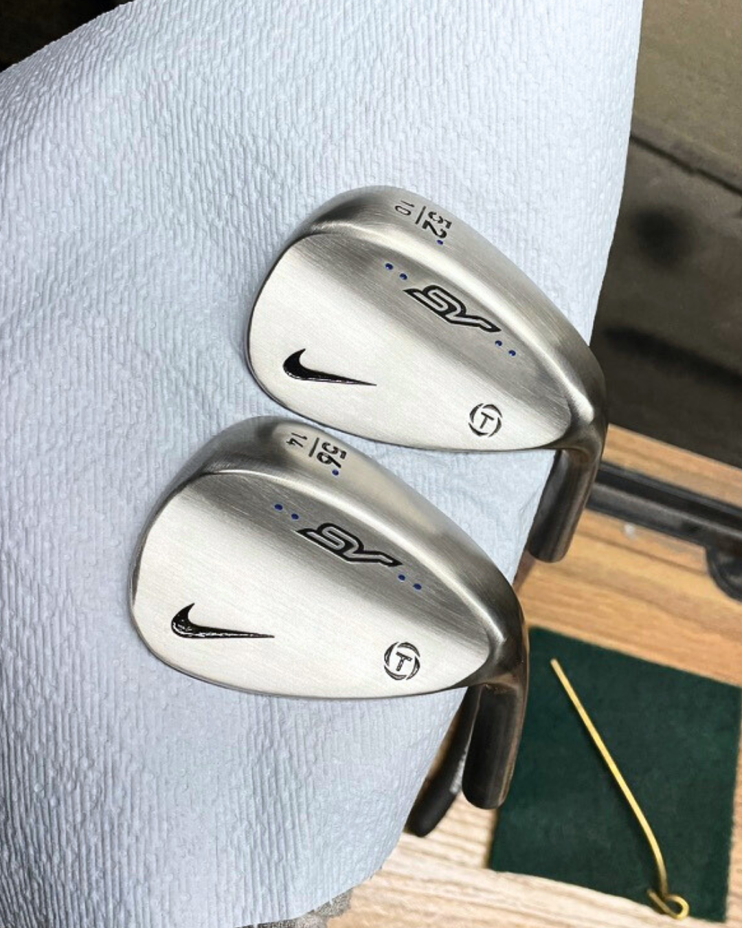 Nike SV wedge after Tour Blast refinish by Sublevel Golf