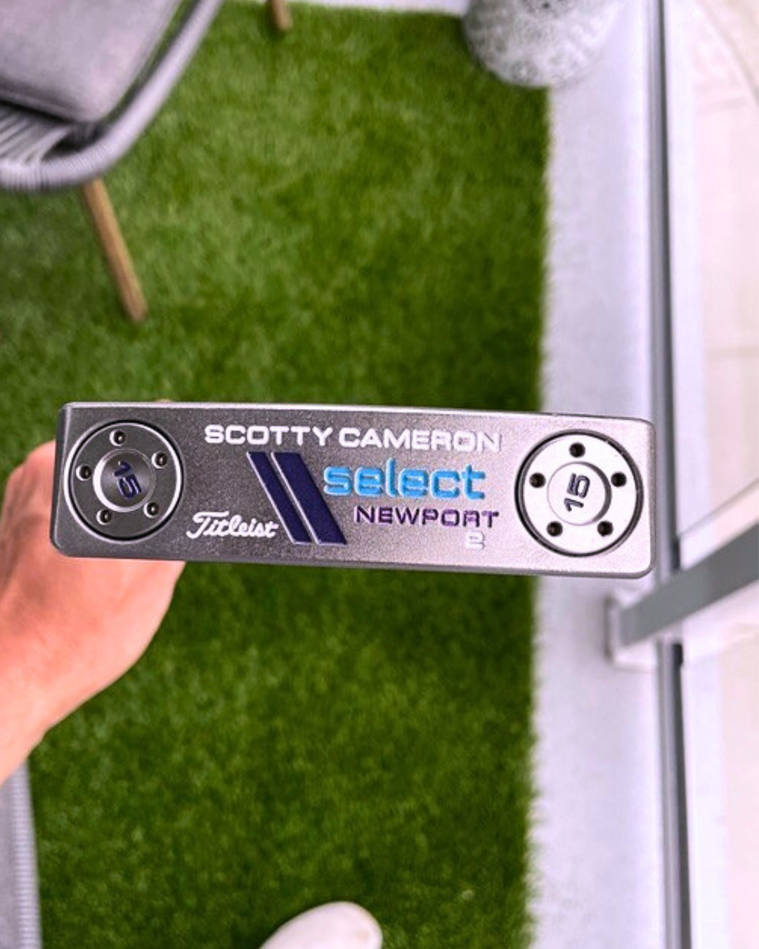Scotty Cameron Select Newport 2 putter after Tour Blast refinish by Sublevel Golf