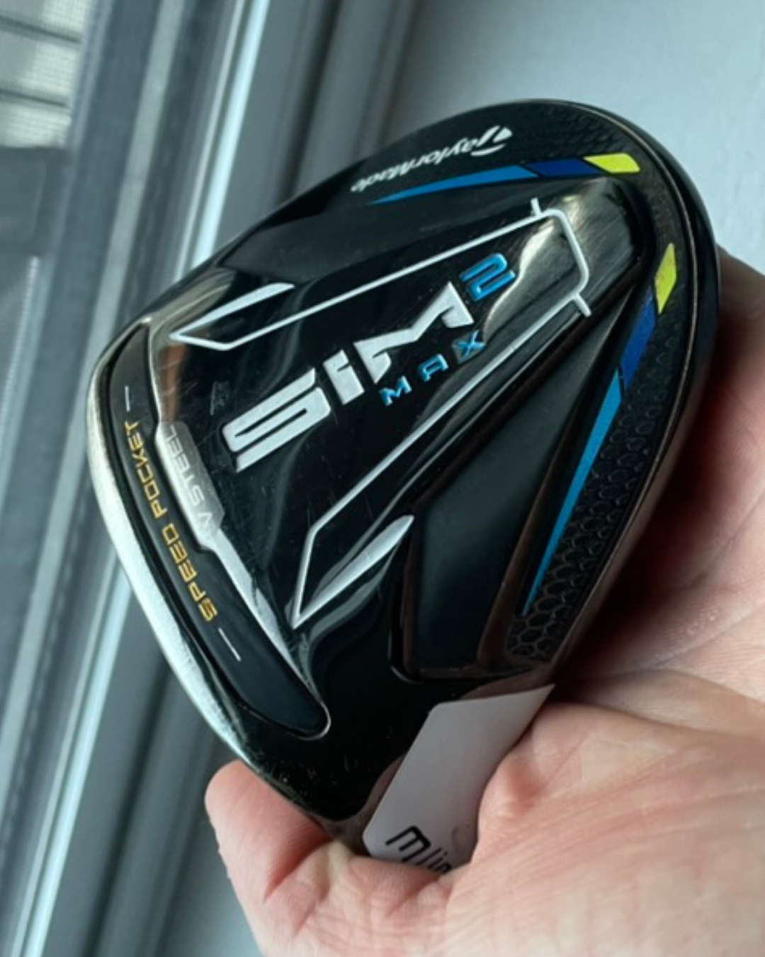 TaylorMade SIM 2 MAX wood after Cerakote "Black" / Polished refinish by Sublevel Golf