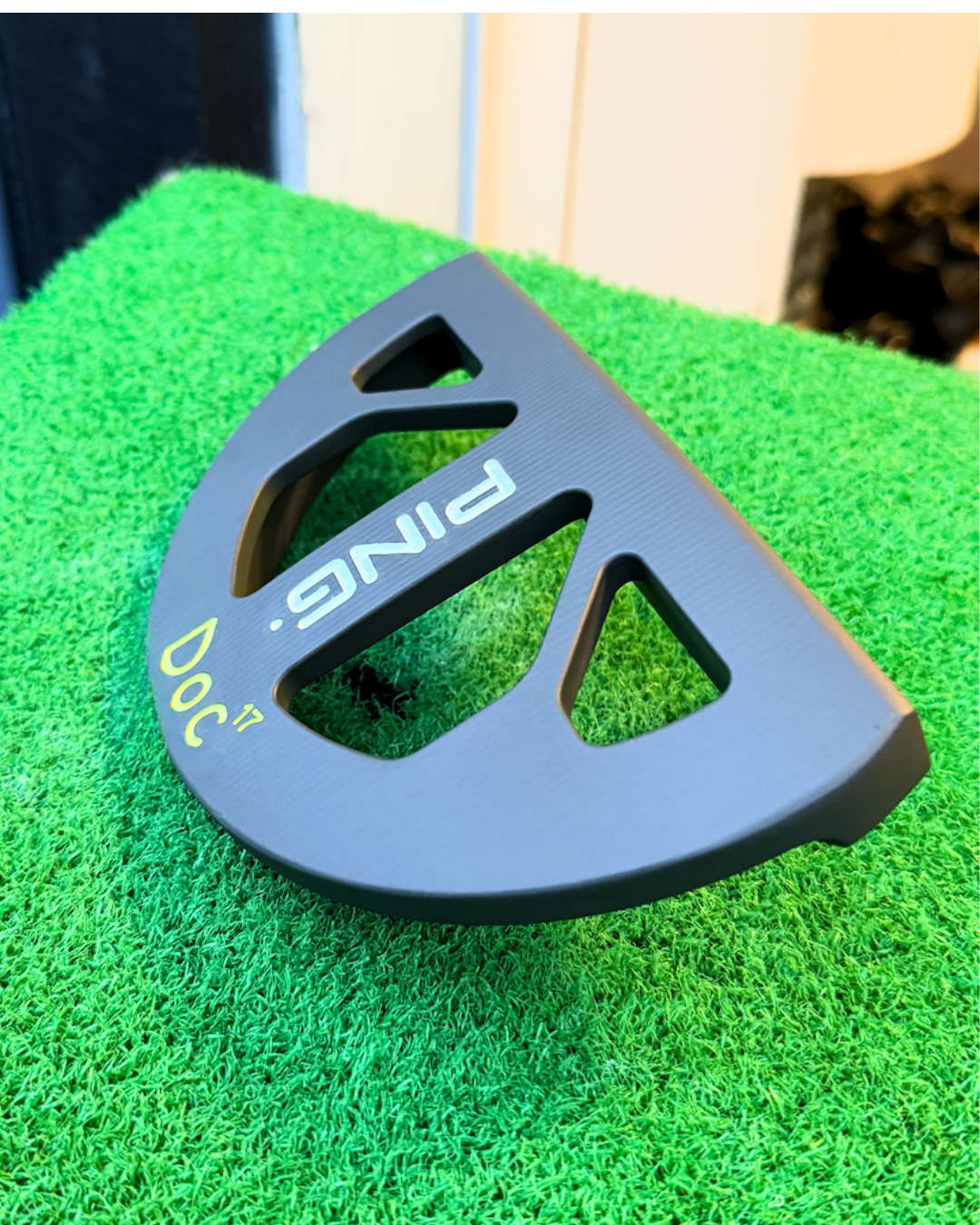 Ping Doc 17 putter after "Smoke" Cerakote refinish by Sublevel Golf