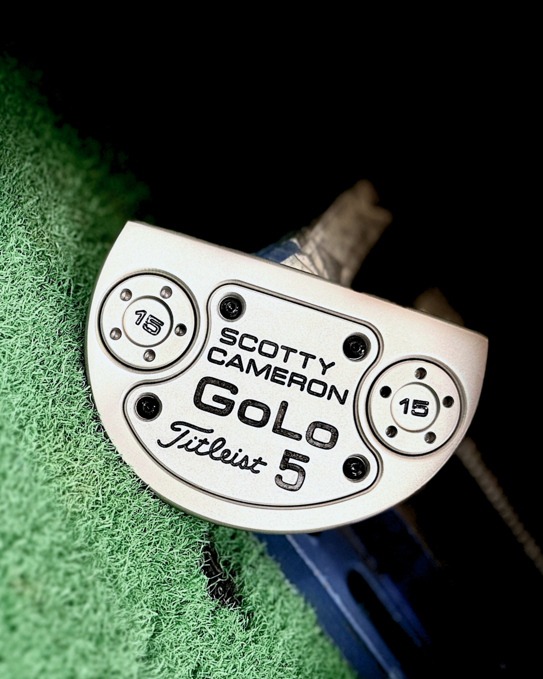 Scotty Cameron GoLo 5 putter after Tour Blast refinish by Sublevel Golf