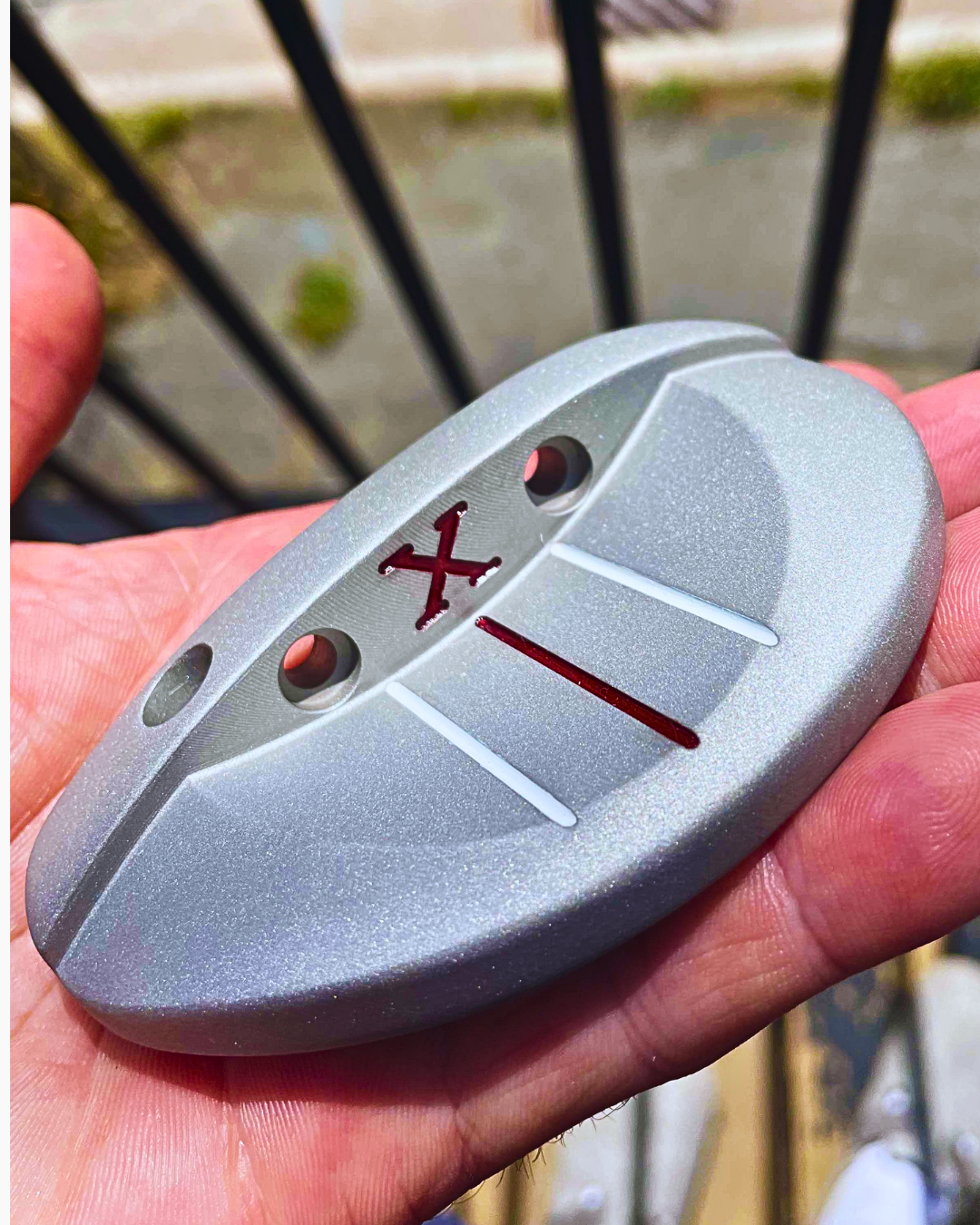 Scotty Cameron Red X putter after Tour Blast refinish by Sublevel Golf