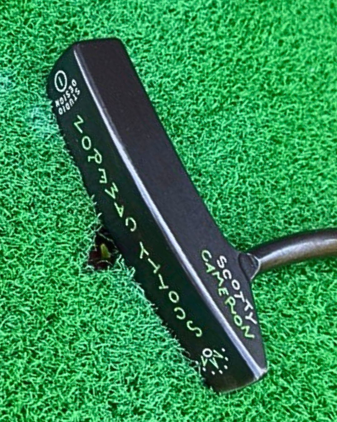 Scotty Cameron Studio Design 1 putter after Polished Black Oxide refinish by Sublevel Golf