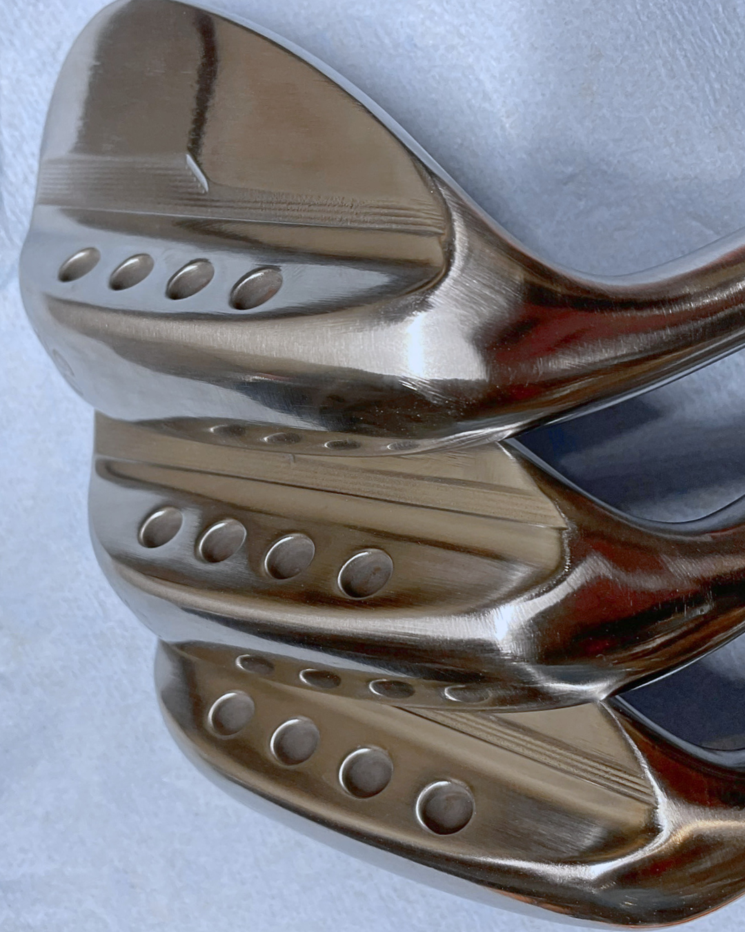 Callaway Jaws MD5 wedge after Polished Raw; Manufacturer Stamp Deletion refinish by Sublevel Golf