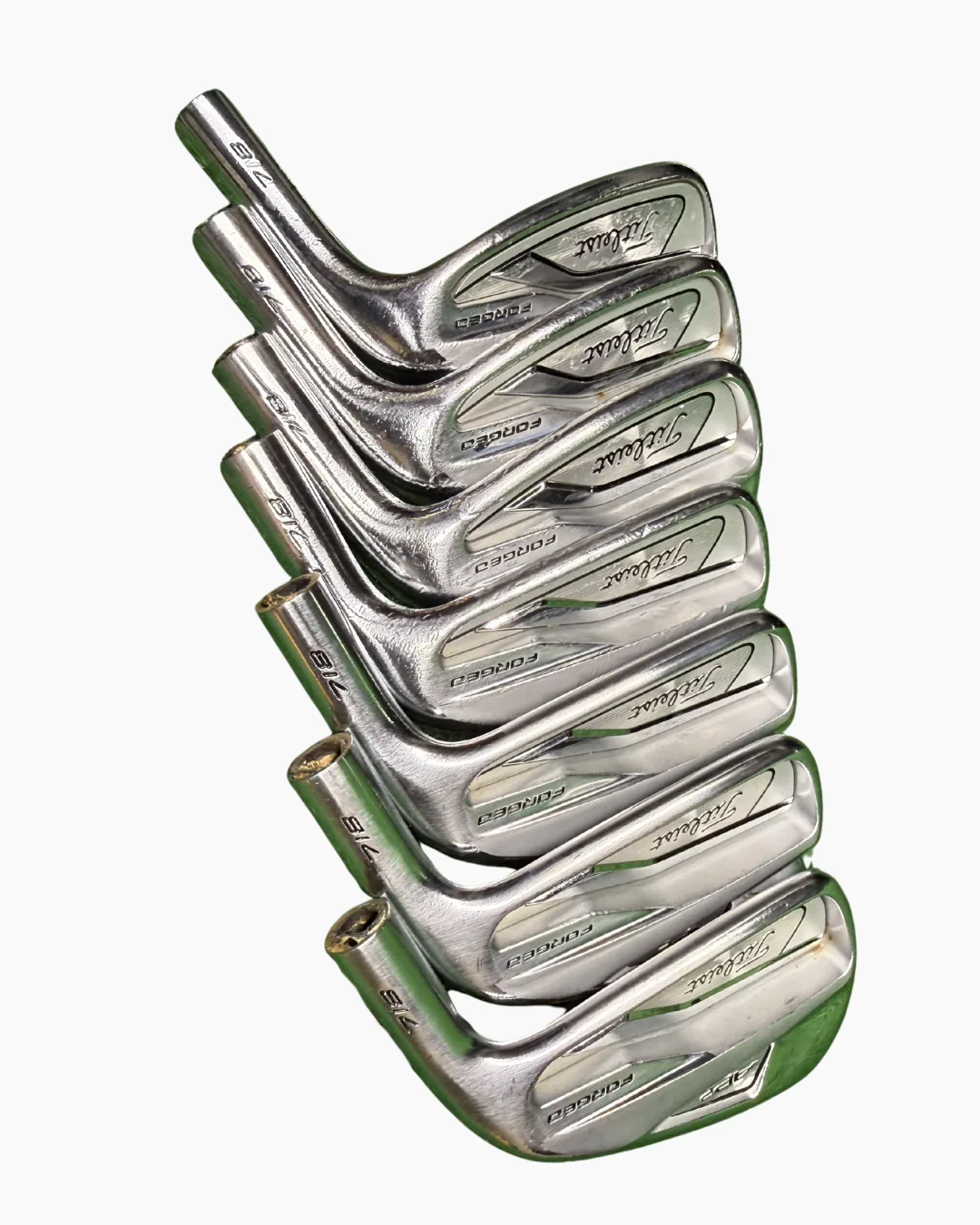 Titleist 718 AP2 iron before refinishing