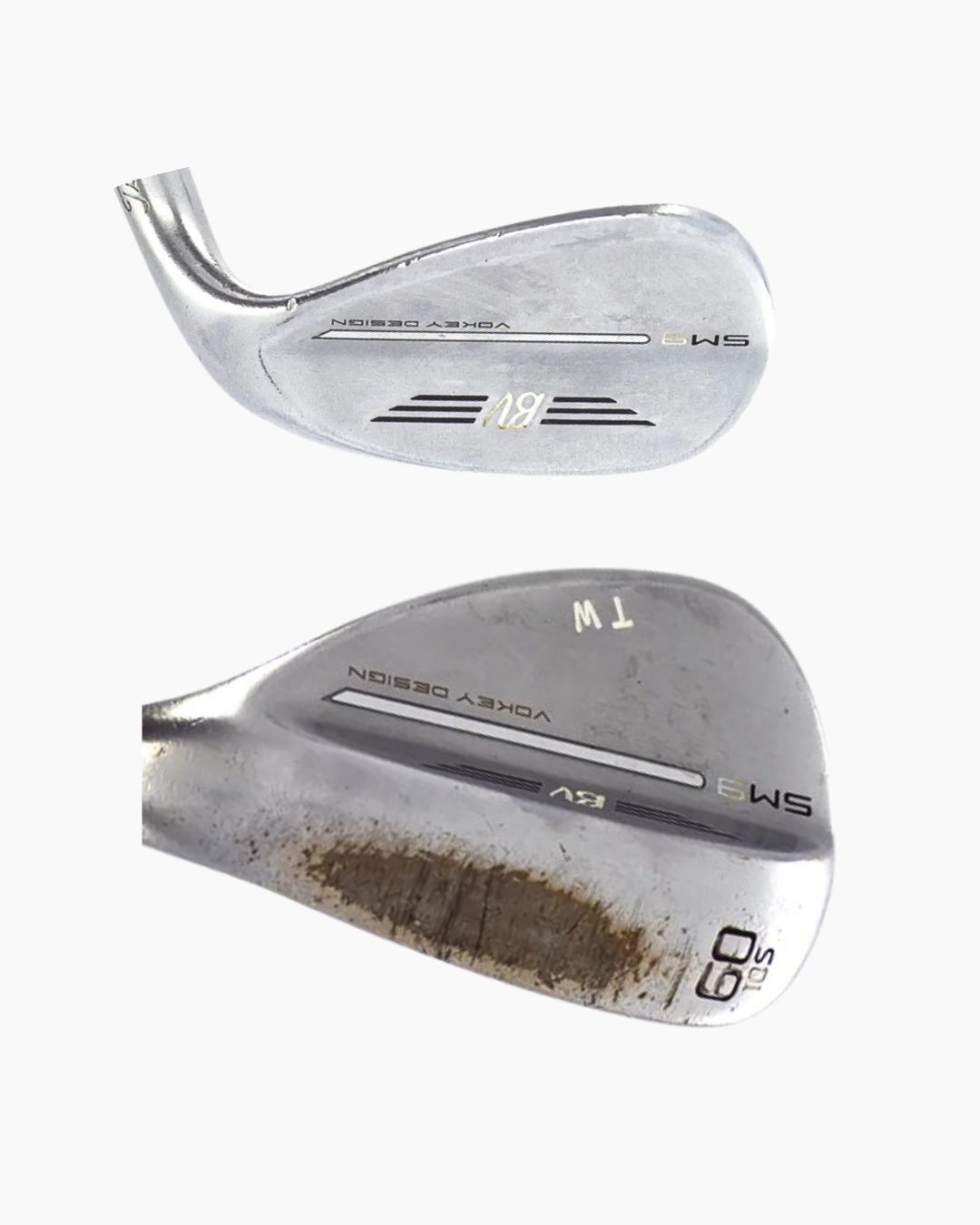 Titleist Vokey SM9 wedge before refinishing