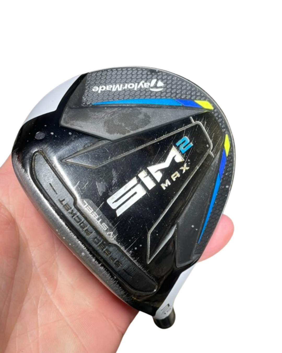 TaylorMade SIM 2 MAX wood before refinishing