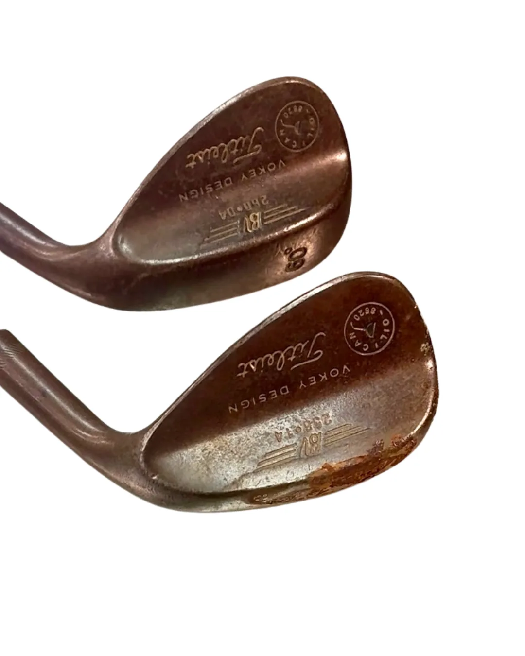 Titleist Vokey Oil Can 56º / 60º wedge before refinishing