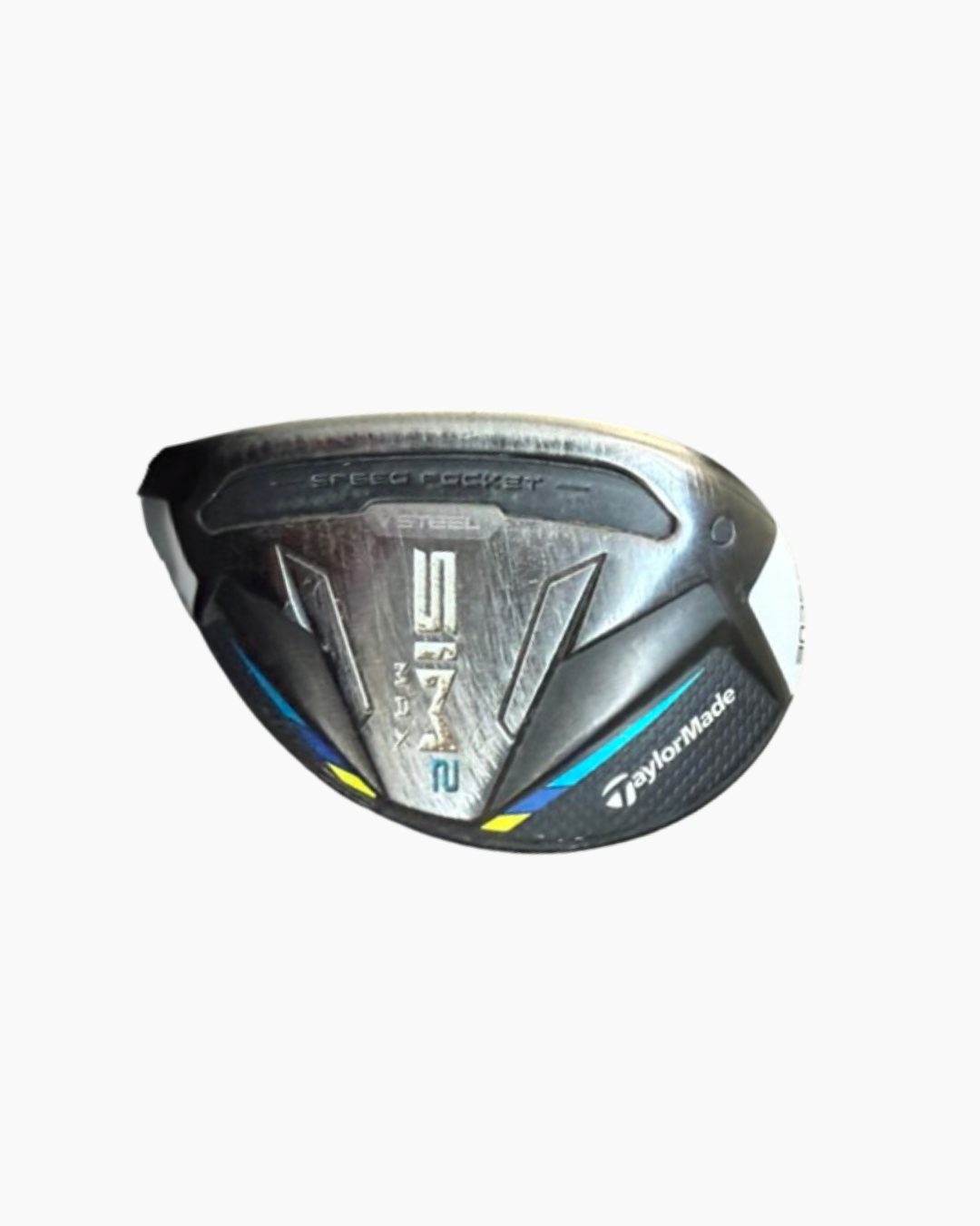 TaylorMade SIM 2 MAX hybrid before refinishing